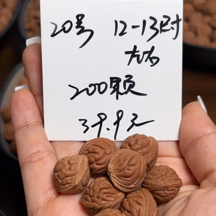 木质类雕刻料肚卡12-13 200颗