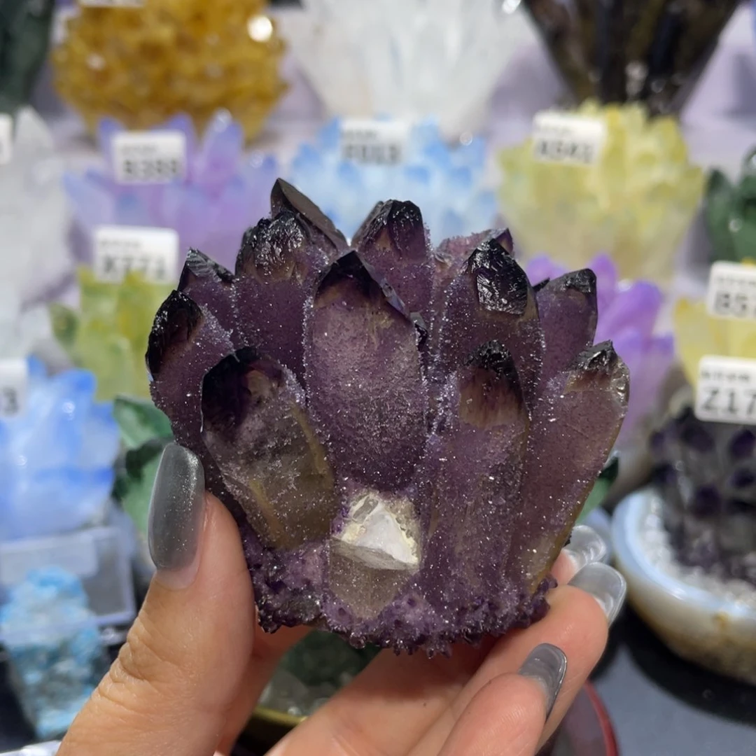 琉璃手工艺品?****?紫花花18裸花不退换