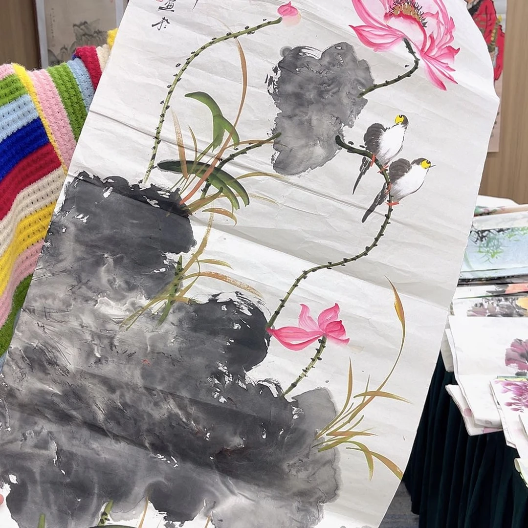 国画00后美女字画福利专场