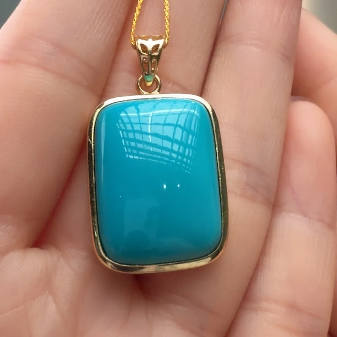 绿松石未镶嵌颈饰