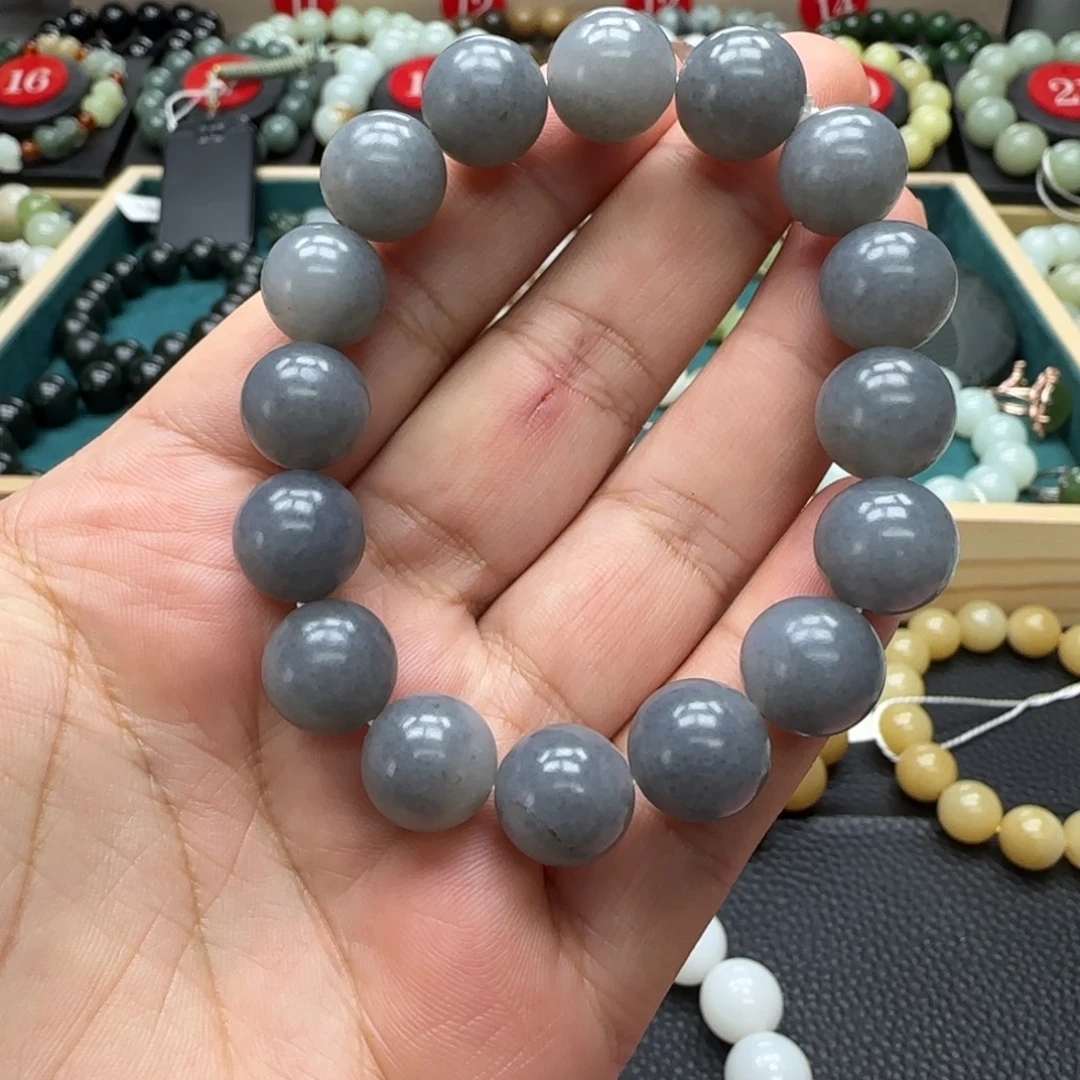 和田玉未镶嵌手链12