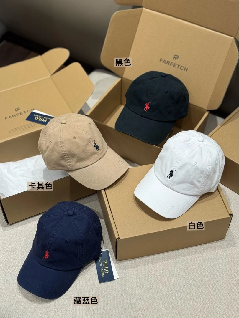 小马家鸭舌帽式+复古+2025新款+拉夫棒球帽加大加深遮颧骨