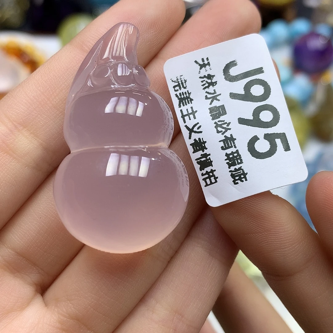 水晶未镶嵌珠宝半成品蜜桃粉十二芒心