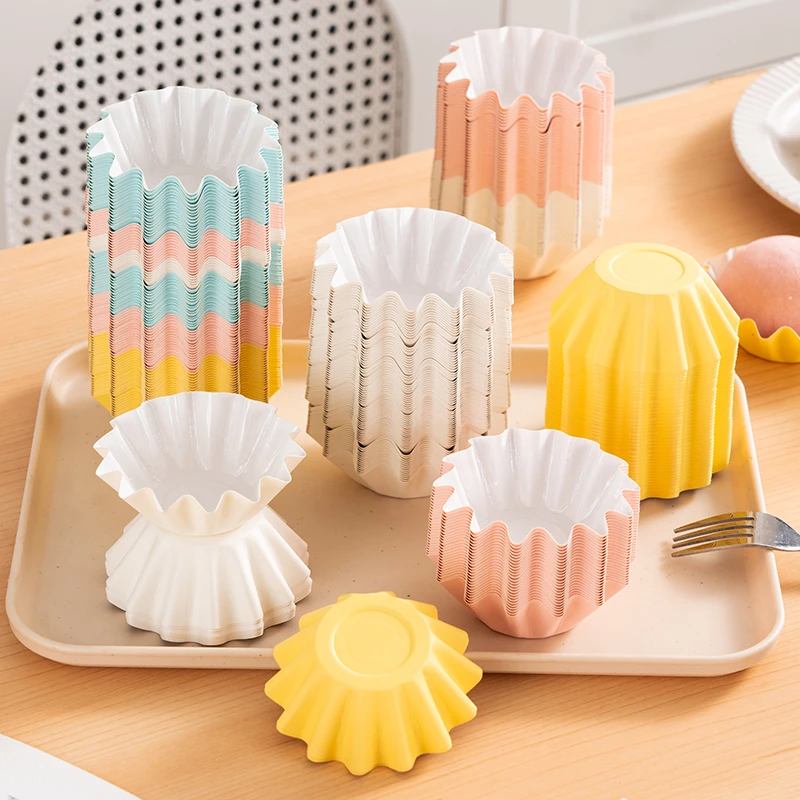 雪媚娘纸托加厚一次性小纸杯蛋糕烘焙垫纸底托杯子模具包装盒油纸