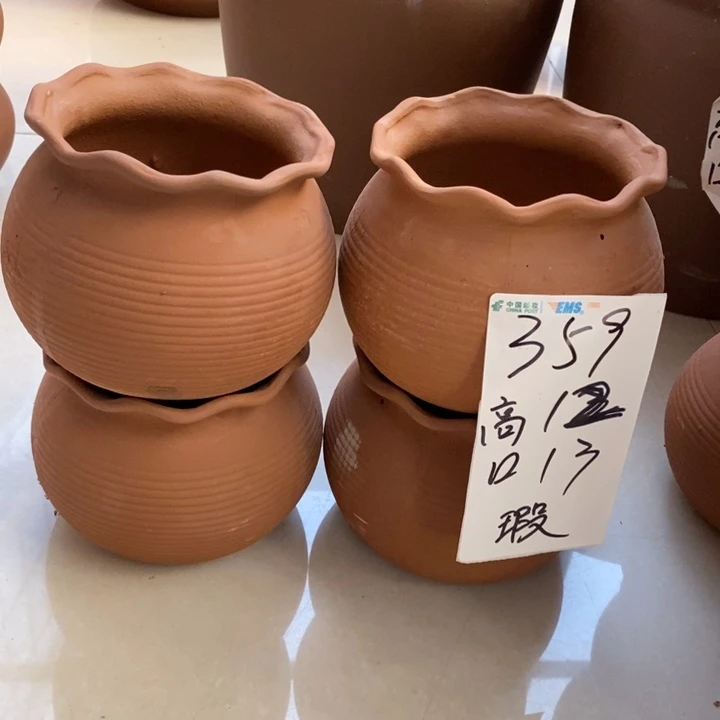 粗陶红陶绿植花盆359