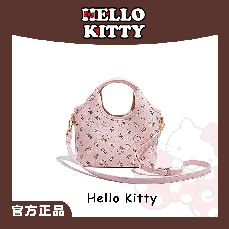 HELLO KITTY/凯蒂猫2024新款爆米花系列斜挎托特包菜篮子41550