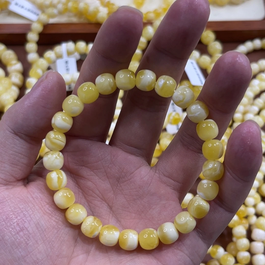 蜜蜡未镶嵌珠宝奇石8.5mm