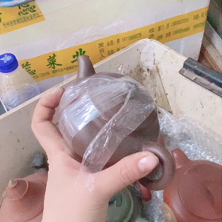 紫砂茶杯宜兴紫砂全手工制作