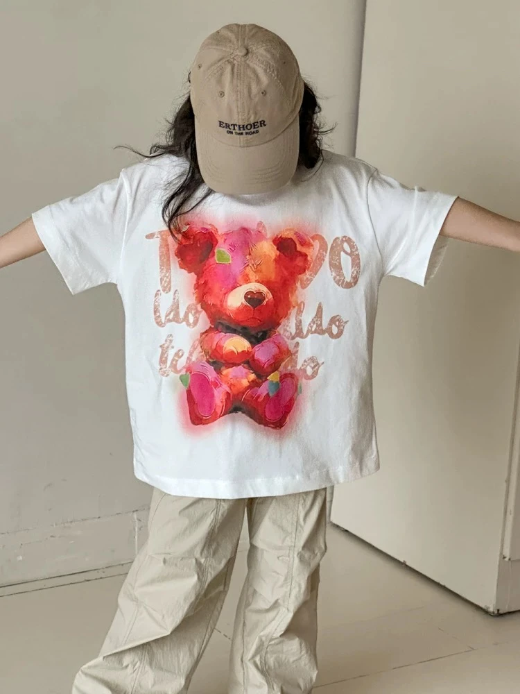 馨艺童品25138小熊短袖女童男童