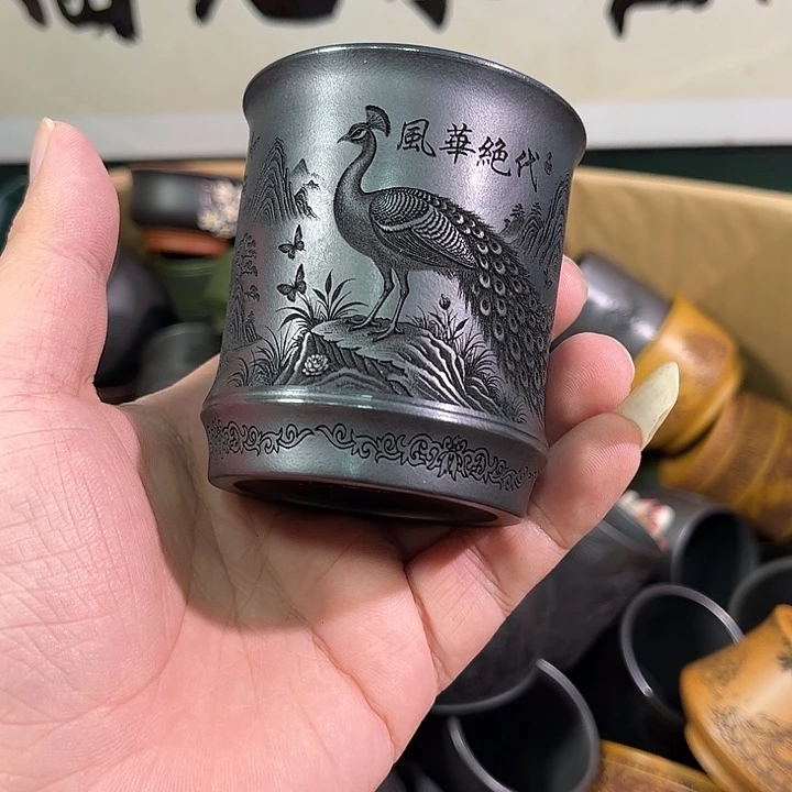 茶杯紫砂全手工紫砂主人杯