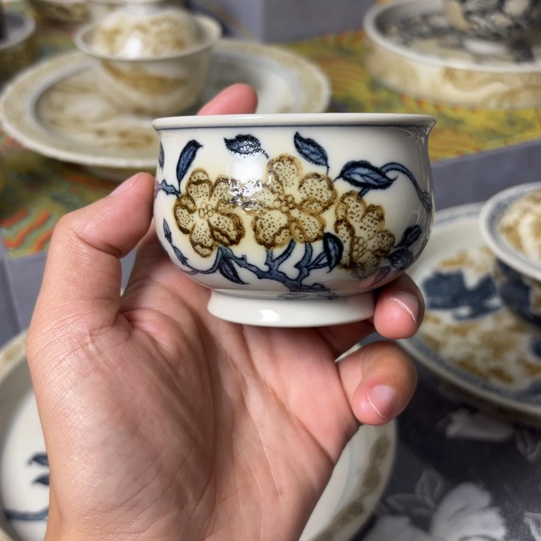 摆件景德镇手绘茶器