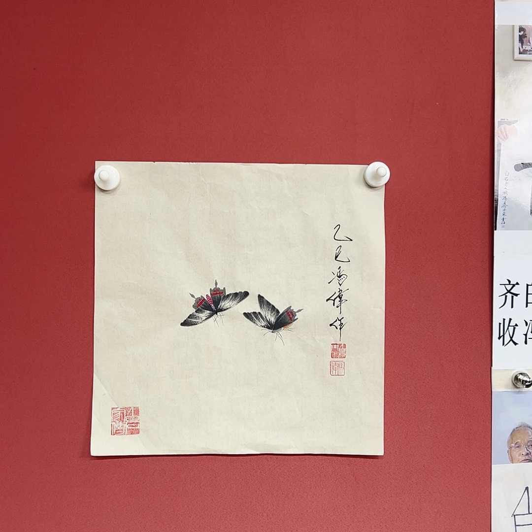 国画冯伟老师亲笔手绘作品慧