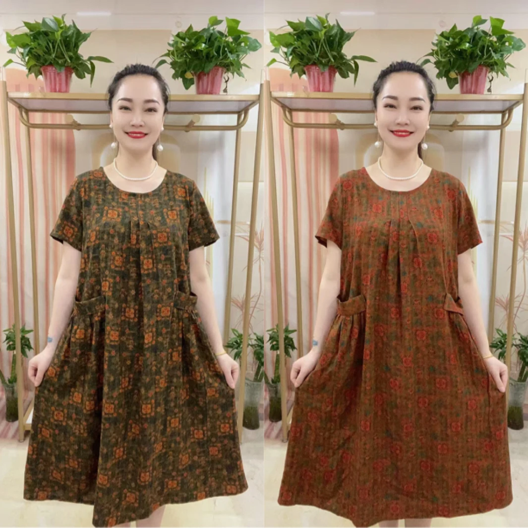 新款大码宽松连衣裙2-22