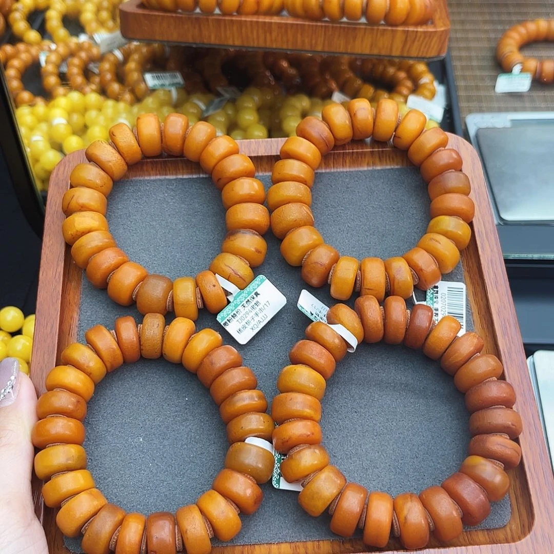 琥珀手链未镶嵌17 m多样性发其一