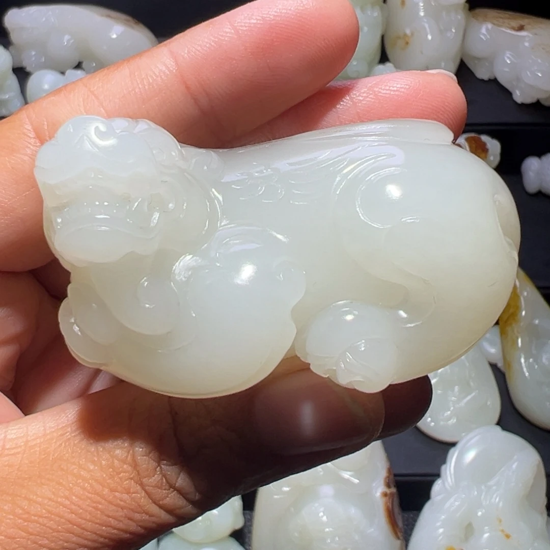 释***然和田玉未镶嵌颈饰