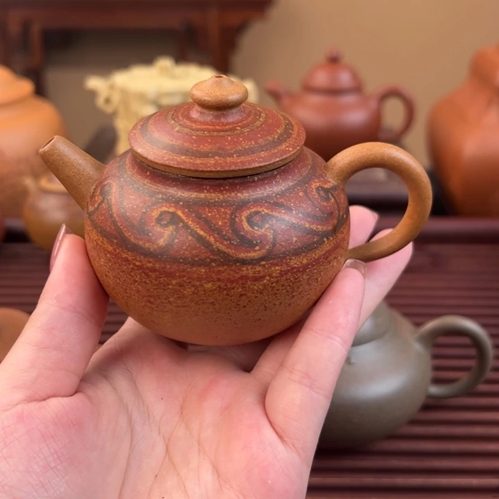 橘***℃茶壶紫砂金黄段联名款