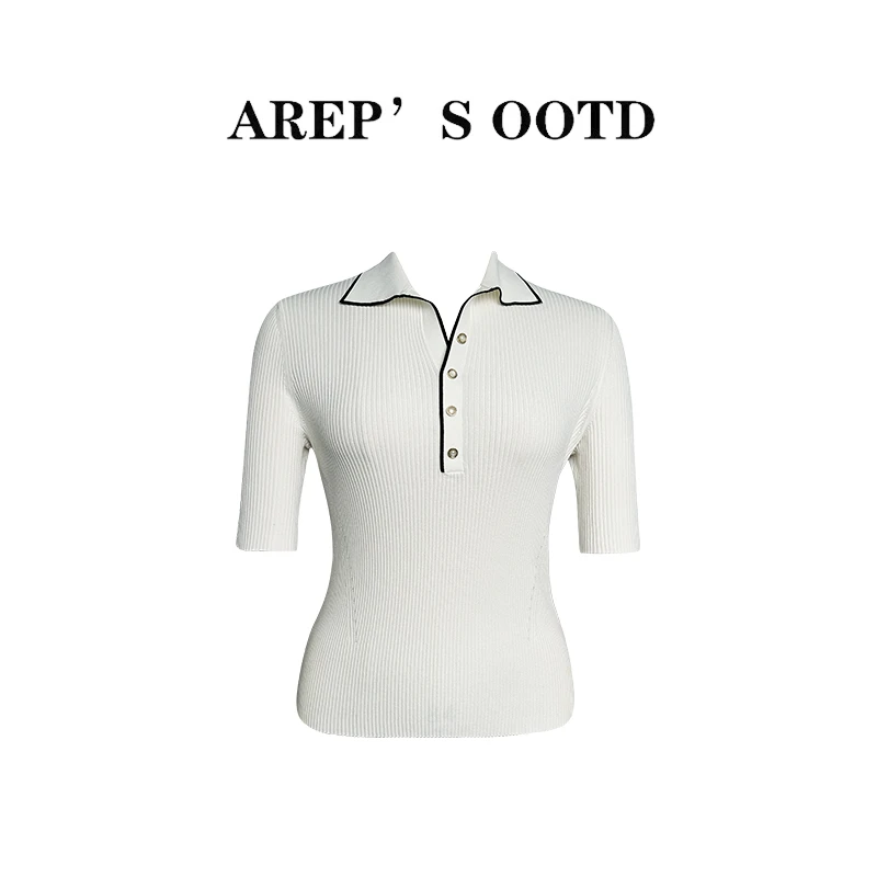 【乔知之】AREP 2025新款  针织上衣 MYAZSMC06272