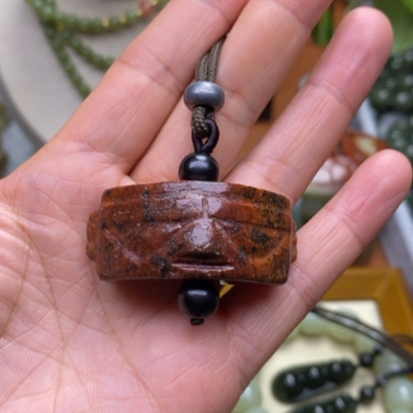 【闪购商品】未镶嵌岫岩河磨玉（透闪石质玉）挂件