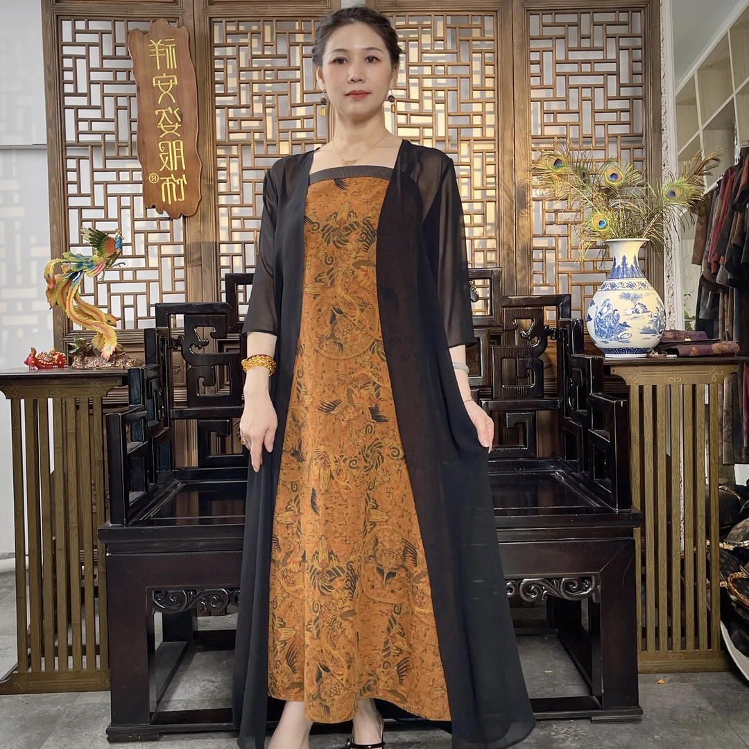 【乔其纱】透气百搭款外搭风衣 C153