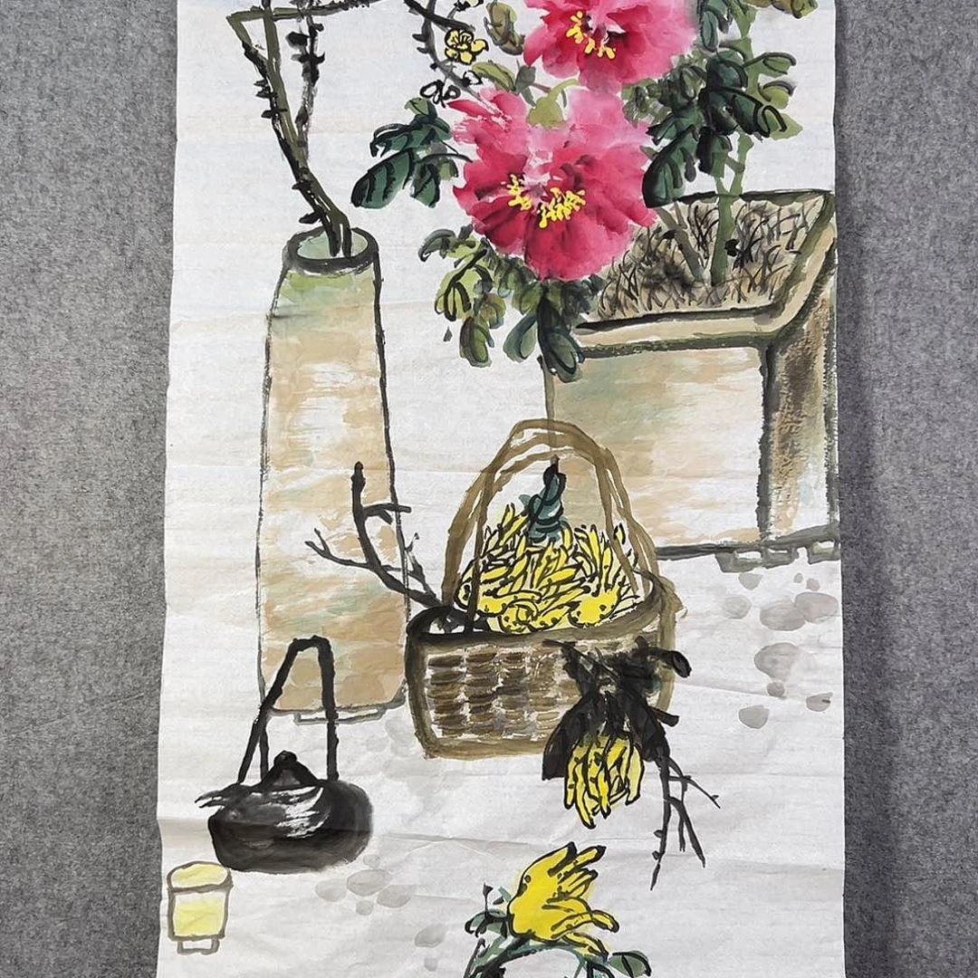 国画813 花鸟在此鸣叫的日子