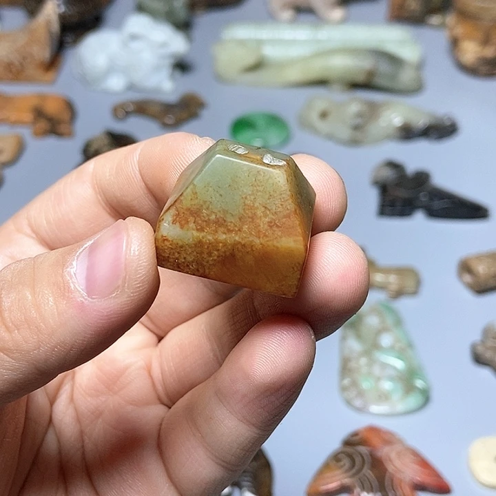 和田玉未镶嵌颈饰132