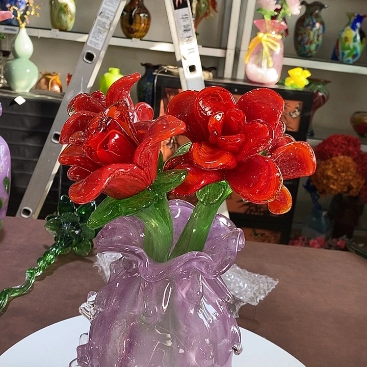 4支夜光花高30厘米宽12厘米