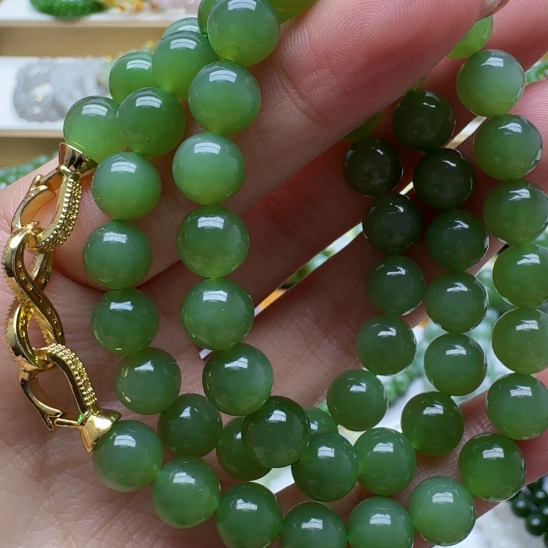 和田玉未镶嵌手链