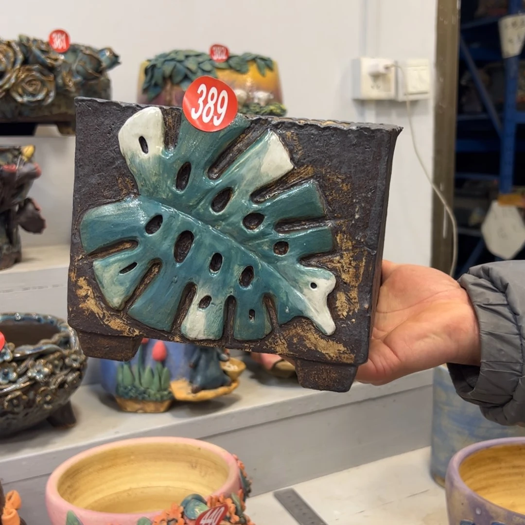 陶瓷微瑕389 号陶然花器厂家直销