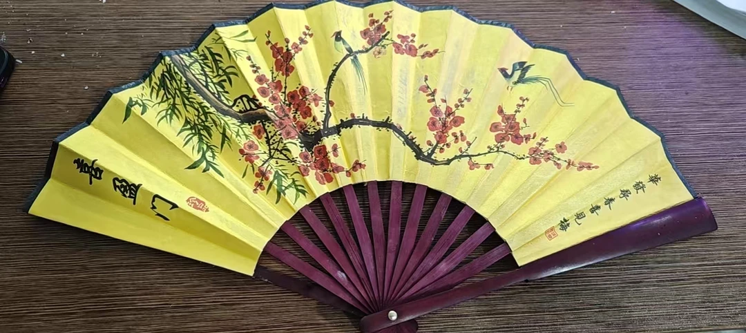 扇子链接山水花鸟扇子