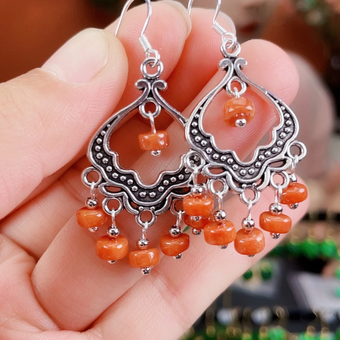 翡翠未镶嵌耳饰饰品