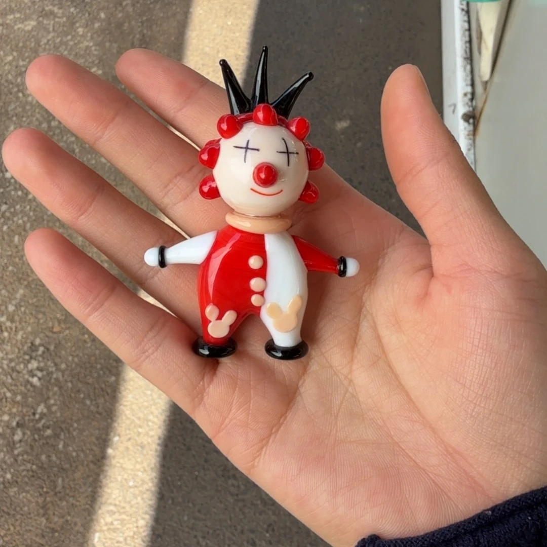 菠***妈手工艺品琉璃小丑