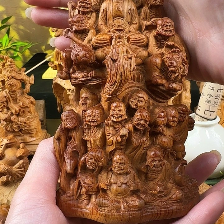 柏木（崖柏）十八罗汉13cm