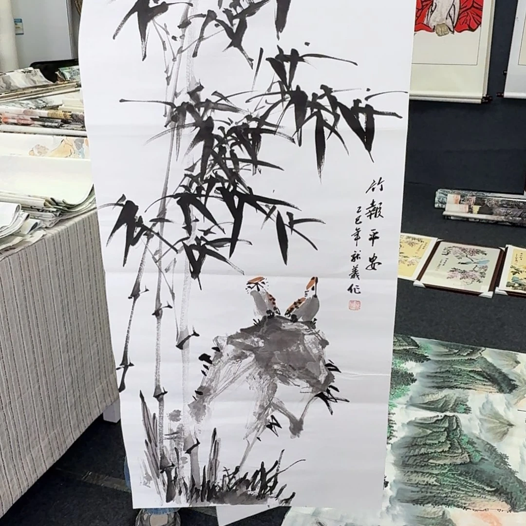 纯手绘国画作品作品