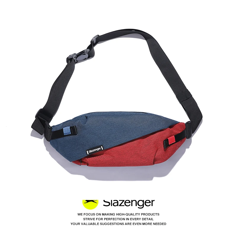 Slazenger/史莱辛格机能斜挎包男潮牌包休闲腰包男女休闲情侣胸包