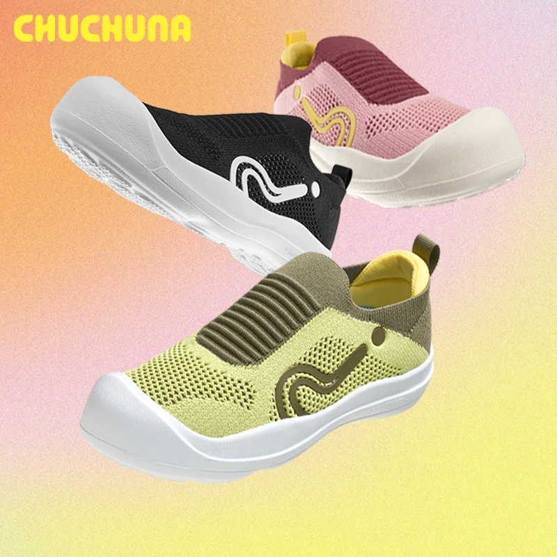 CHUCHUNA/丘丘纳25秋新一脚蹬舒适轻便透气一体飞织鞋