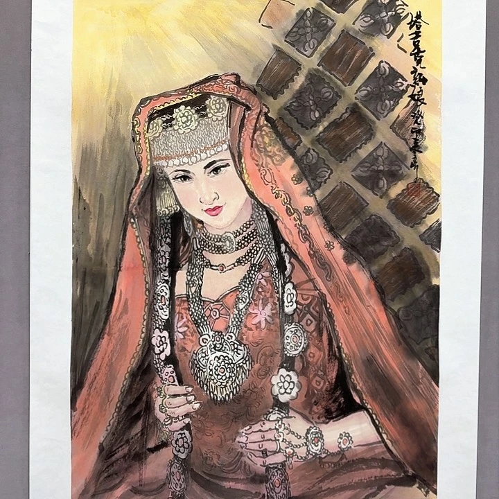 国画亲笔手绘放心去藏