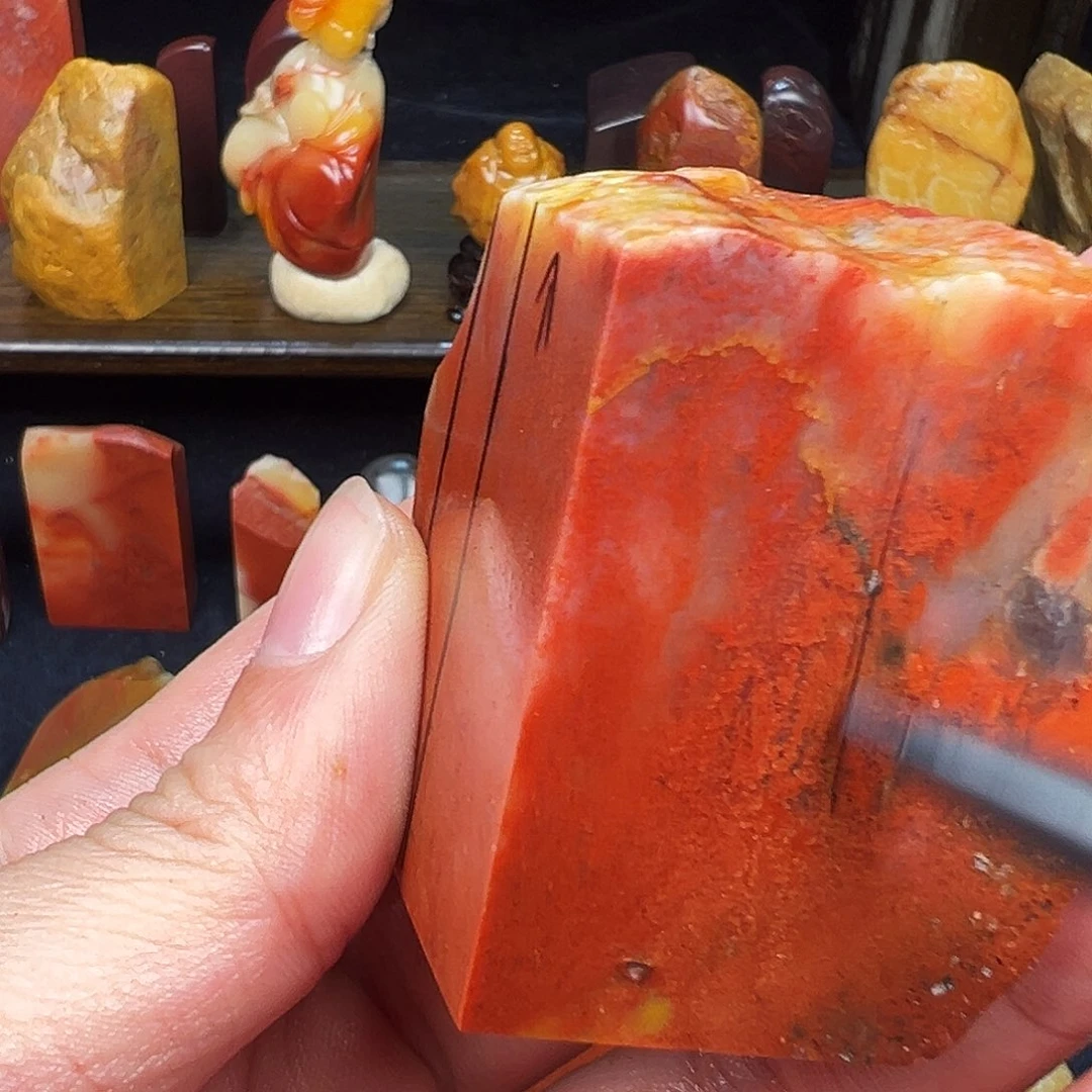 寿山石印石五*寿山石