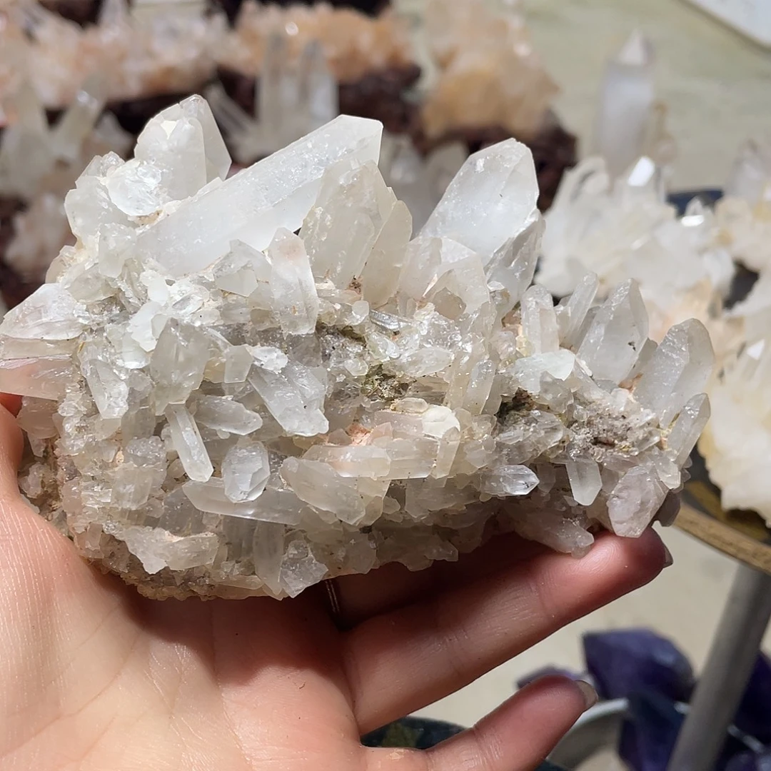 木***桃水晶珠宝半成品银S925镶嵌