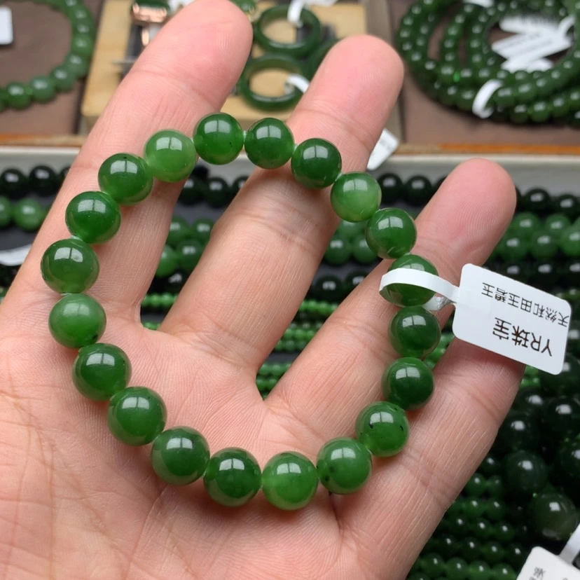 【闪购商品】未镶嵌手串和田玉（碧玉）小*10