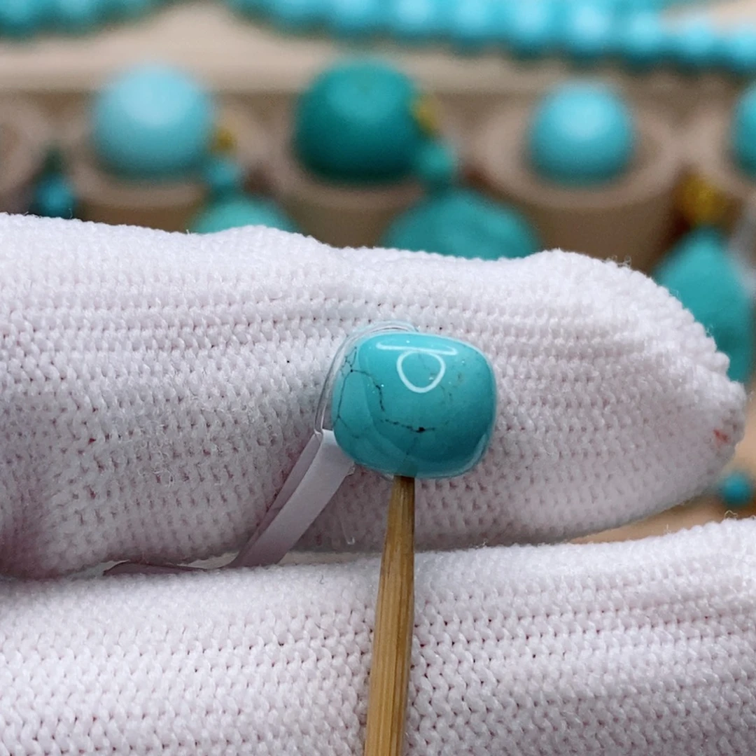 绿松石未镶嵌珠宝奇石8mm