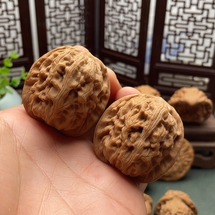 吊坠文玩核桃红锦鲤