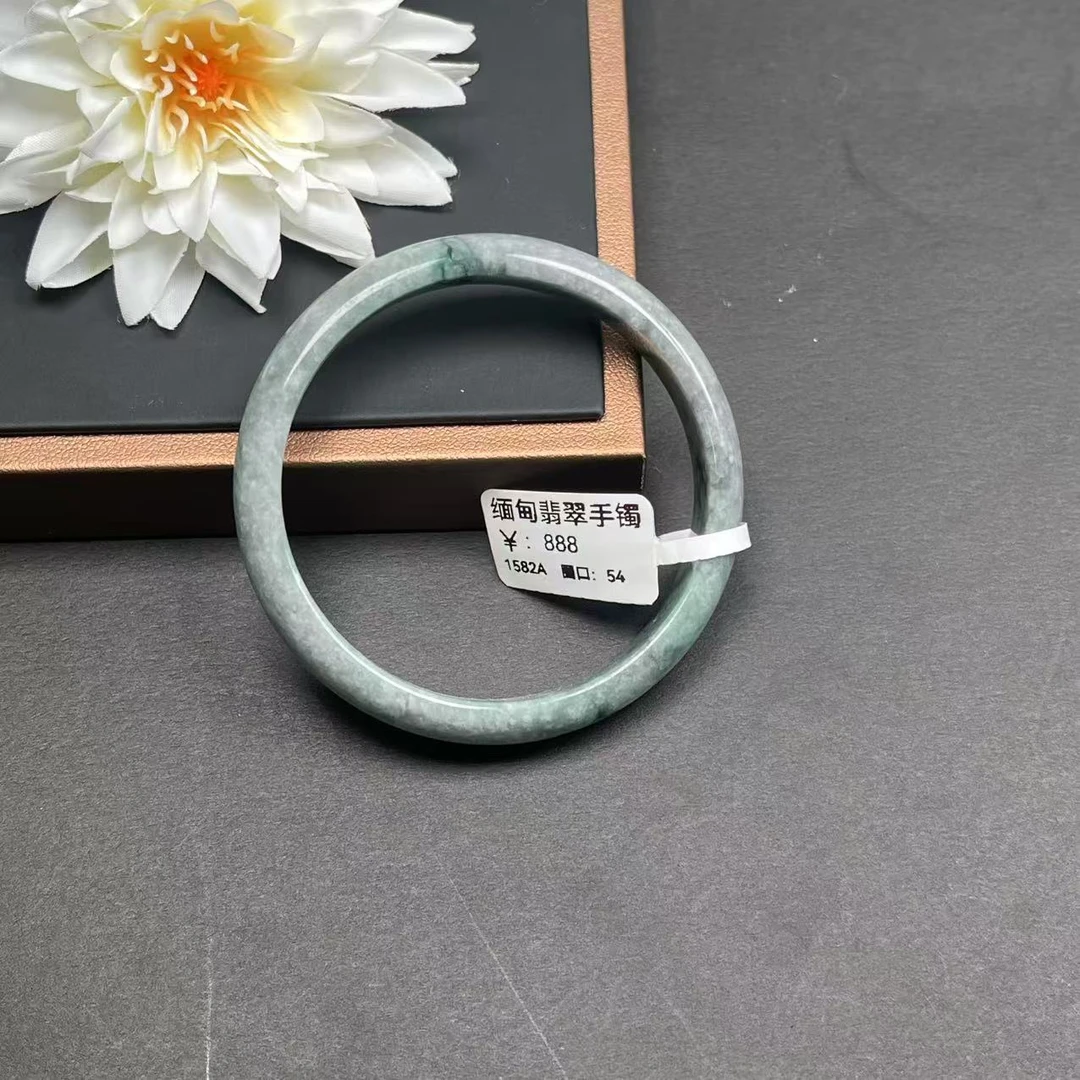 1582A正圈54圈口翡翠手镯