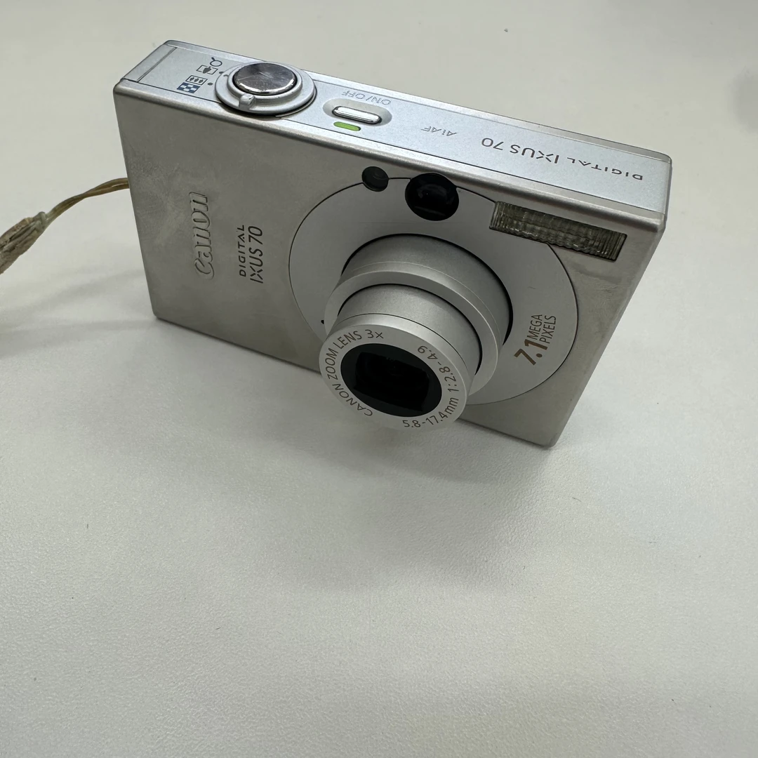 9新 Canon/佳能 IXUS70银 710万像素 氛围感冷白 不支持试用