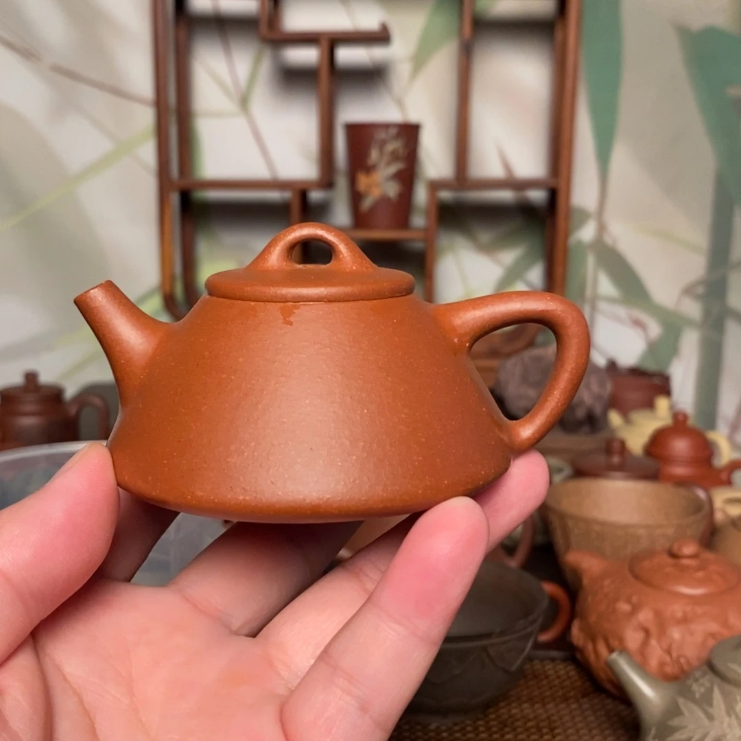 先***长茶壶紫砂半手原矿小石瓢