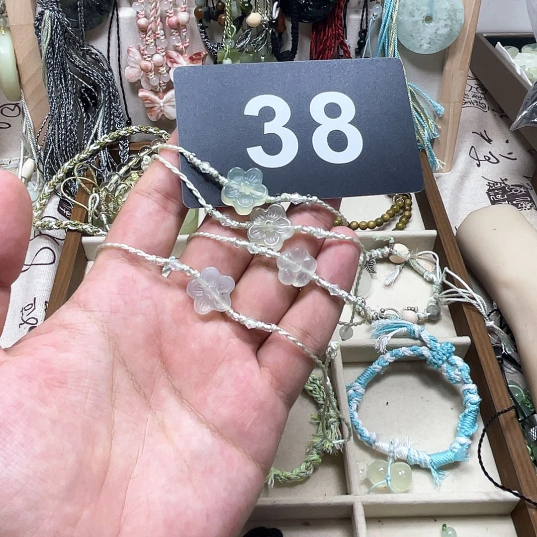 蛇纹石玉合金颈饰
