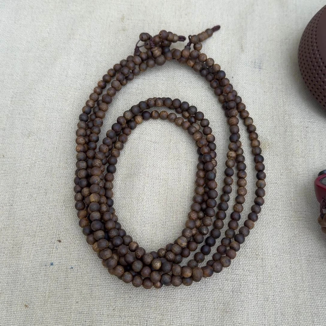 沉香手串绿奇楠多圈约06-15多样性发一条