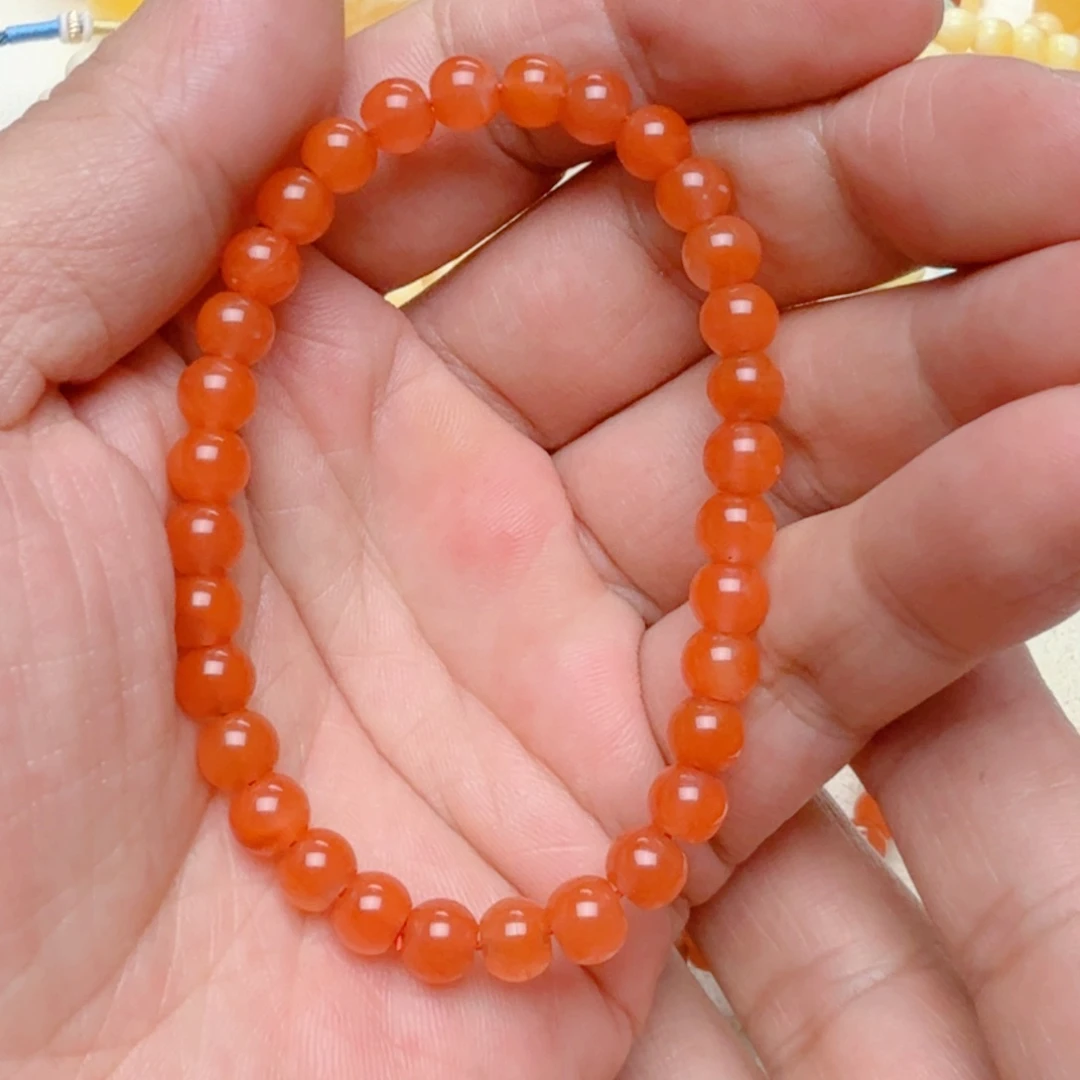 手链未镶嵌南红玛瑙天然南红玛瑙手串6mm+