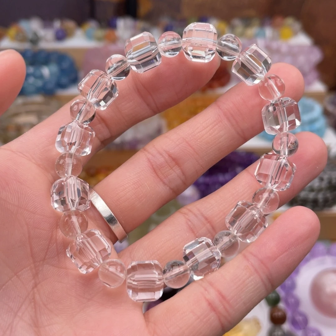 水晶手链未镶嵌白水晶