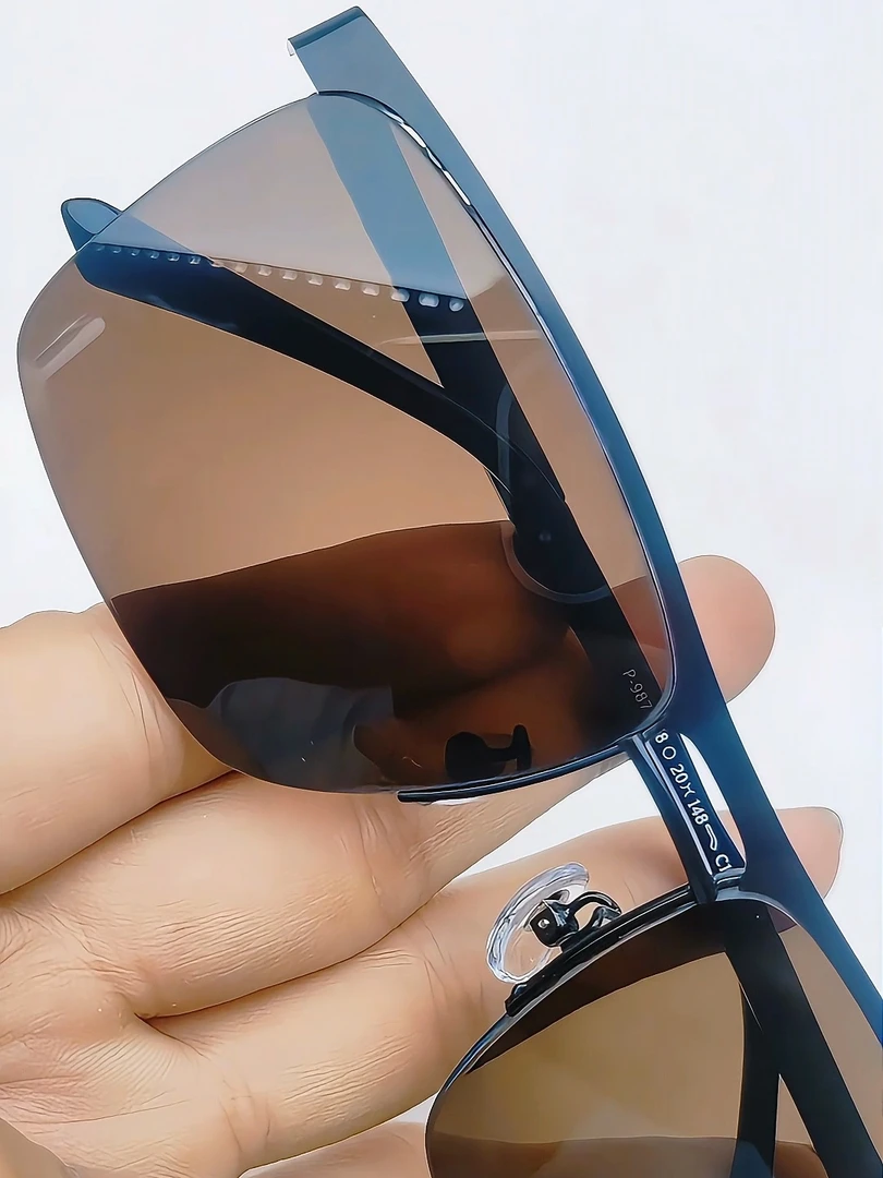 晶派水晶石头镜男士时尚太阳镜遮阳防紫外线户外开车休闲钓鱼墨镜