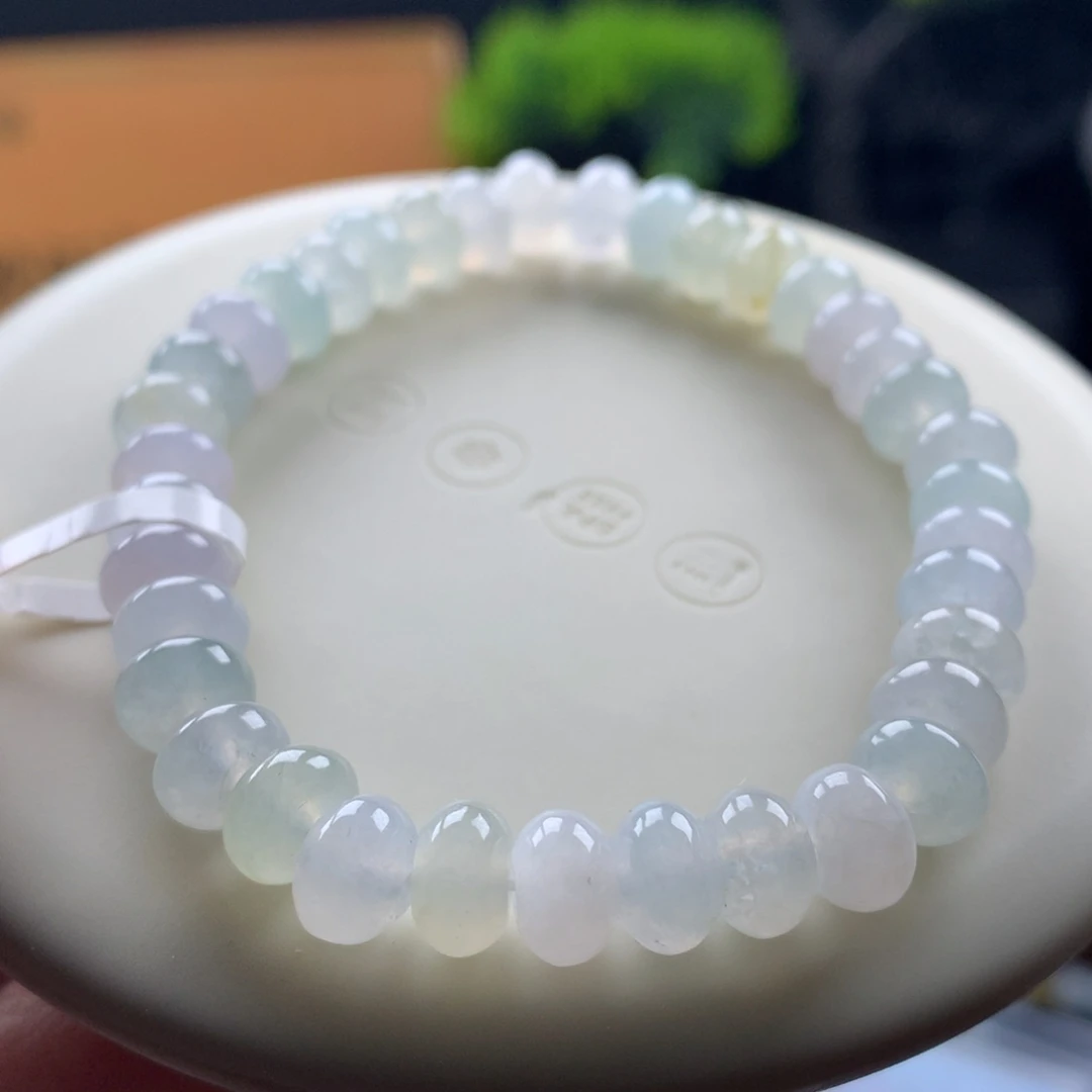 翡翠未镶嵌手链卡7.5